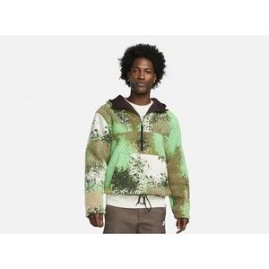 Nike NSW Sherpa Sport Essentials+ 1/2 Zip Hoodie Fleece DD5009-362 green Men's S